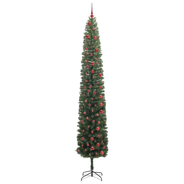 vidaXL &Aacute;rvore de Natal Artificial Verde 300 cm PVC e A&ccedil;o e Pl&aacute;stico