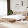 vidaXL Estrutura de cama king size 150x200 cm madeira maci&ccedil;a