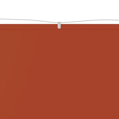 vidaXL Toldo vertical 100x360 cm tecido oxford cor terracota