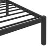vidaXL Estrutura de cama 180x200 cm metal preto