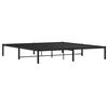 vidaXL Estrutura de cama 183x213 cm metal preto