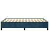 vidaXL Estrutura de cama sem colch&atilde;o 120x200 cm veludo azul