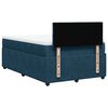 vidaXL Cama boxspring com colch&atilde;o 120x200 cm veludo azul