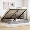 vidaXL Estrutura de Cama Ottoman Cinza Sonoma 193 x 120 x 25 cm