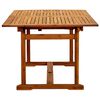 vidaXL 7 pcs conjunto de jantar para jardim ac&aacute;cia maci&ccedil;a e textilene
