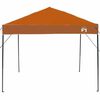vidaXL Tenda de Toldo Manual Laranja 243 x 243 x 251 cm tecido