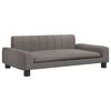 vidaXL Sof&aacute; infantil 90x53x30 cm tecido cinzento-acastanhado