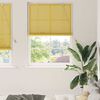 vidaXL Estores de rolo com cortinas Manual Amarelo 110 x 220 cm Bambu