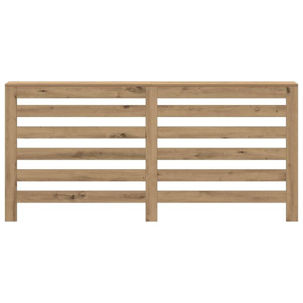 vidaXL Cobertura de radiador derivados de madeira carvalho artisiano