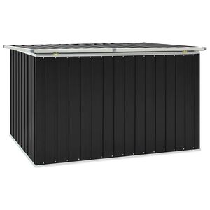 vidaXL Caixa de arruma&ccedil;&atilde;o para jardim 171x99x93 cm antracite