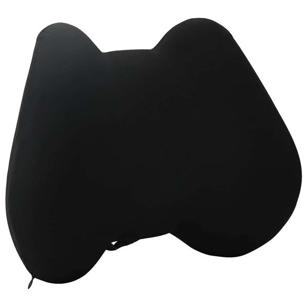 vidaXL Almofada com travesseiro Preto 42 x 32 x 14 cm Poli&eacute;ster