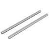 vidaXL Barras Rosqueadas 2 pcs Prateado M6 x 120 mm Metal