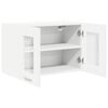 vidaXL Arm&aacute;rio suspenso com armazenamento 2 pcs Branco 60 x 31 x 40 cm