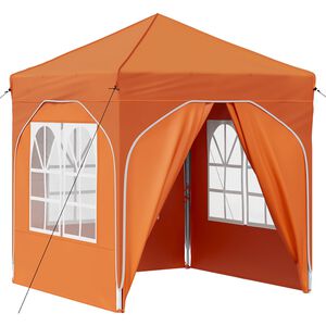 vidaXL Tenda de Festa Pop-up 192 x 192 x 245 cm Laranja