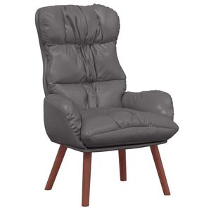 vidaXL poltrona Cinzeto 69 x 74 x 93 cm Couro Artificial