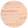 vidaXL Tampo de mesa redondo &Oslash;30x1,5 cm madeira de faia maci&ccedil;a