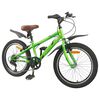 vidaXL Bicicleta Infantil 24 Polegadas 6-Speed para 8-12 anos Verde