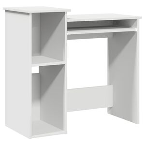 vidaXL Secret&aacute;ria com prateleiras 84x40x78 cm contraplacado branco