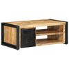 vidaXL Mesa de centro 90x50x36 cm madeira de mangueira &aacute;spera maci&ccedil;a