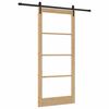 vidaXL Porta Deslizante Natural 93 x 211 cm