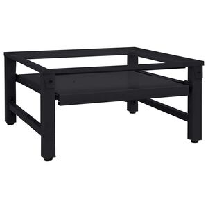 vidaXL Pedestal para M&aacute;quina de Lavar Preto 62 x 60,5 x 32,5 cm A&ccedil;o