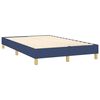 vidaXL Cama box spring c/ colch&atilde;o e LED 120x190 cm tecido azul