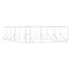 vidaXL Canil de exterior 6x10x2 m a&ccedil;o galvanizado prateado