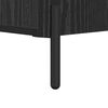 vidaXL Buffet Carvalho Preto 69,5 x 34 x 90 cm