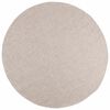 vidaXL Tapetes de &aacute;rea Redondo FARO Creme &Oslash; 200 CM Poli&eacute;ster