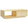 vidaXL Mesa de centro 110x50x33,5 cm abeto maci&ccedil;o