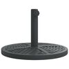 vidaXL Base de guarda-sol para postes de &Oslash;38/48 mm 12 kg redondo