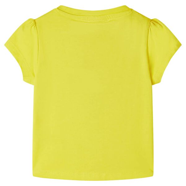 T-shirt de criança amarelo 140