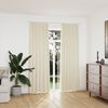 vidaXL Cortinas blackout com ganchos 2 pcs 140x225 cm veludo cor creme