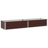 vidaXL Cama de Jardim Elevada Castanho 160 x 40 x 24 cm
