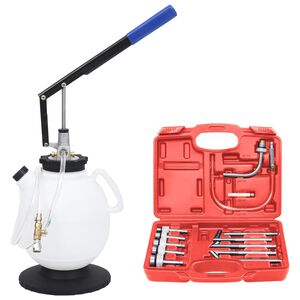 vidaXL Bomba trasfega manual/autom&aacute;tica de &oacute;leo de transmiss&atilde;o 7,5 L