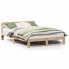 vidaXL Cama sem colch&atilde;o 160x200 cm madeira de pinho maci&ccedil;a
