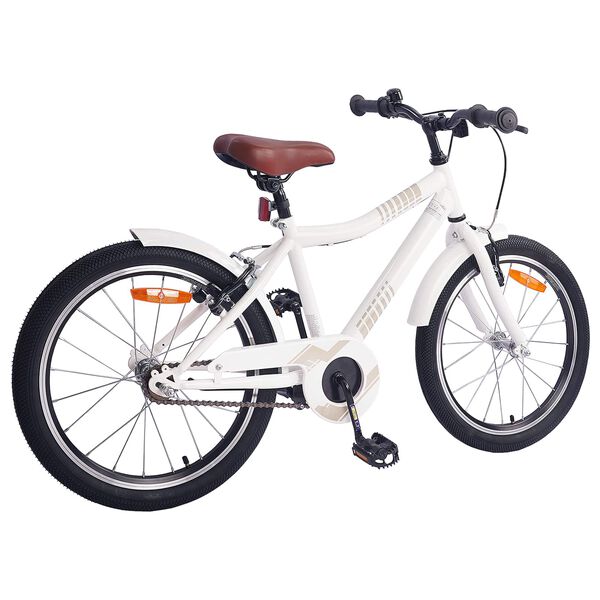 vidaXL Bicicleta Infantil 24 Polegadas para 8-12 anos branco