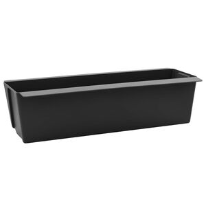 vidaXL Caixas de Flores para Paletes Euro 12 unid. Preto Polipropileno