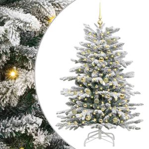 vidaXL &Aacute;rvore de Natal Articulada Artificial Branco 150 cm PE e PVC