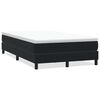 vidaXL Cama com molas sem colch&atilde;o 120x220 cm veludo preto