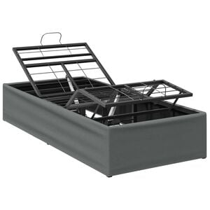vidaXL Estrutura de Cama El&eacute;trica Ajust&aacute;vel Cinzento-Escuro