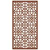 vidaXL Decora&ccedil;&atilde;o p/ muro de jardim 105x55 cm a&ccedil;o corten design &aacute;rabe