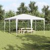 vidaXL Tenda de Festa Branco 400 x 400 x 266 cm Poliéster e Aço