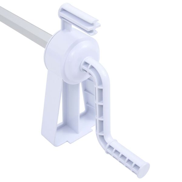 vidaXL Enrolador para cobertura de piscina com base de pl&aacute;stico