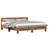 vidaXL Estrutura da Cama Madeira antiga 203 x 185 x 70 cm
