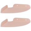 vidaXL Prateleira Flutuante de Canto Suporte de canto 2 unid. Rosa