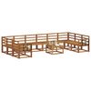 vidaXL Conjunto de Sof&aacute;s para Exterior 11 pcs Natural