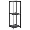 vidaXL Estante de arruma&ccedil;&atilde;o 30x30x90 cm vime PE preto