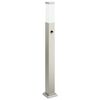 vidaXL Lumin&aacute;ria de poste com sensor, 80 cm, a&ccedil;o inoxid&aacute;vel, IP44