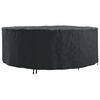 vidaXL Capa para M&oacute;veis 244 x 244 x 105 cm Tecido Oxford 210D Redondo